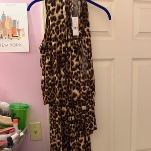 New York & Company Dresses - Cold Shoulder Leopard New York and Company Dress New York & Company Dresses - Cold Shoulder Leopard New York and Company Dress